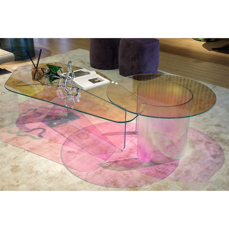 Designer coffee table small apartment living room home modern simple acrylic sofa coffee table side table size combination