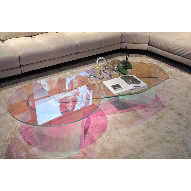 Designer coffee table small apartment living room home modern simple acrylic sofa coffee table side table size combination